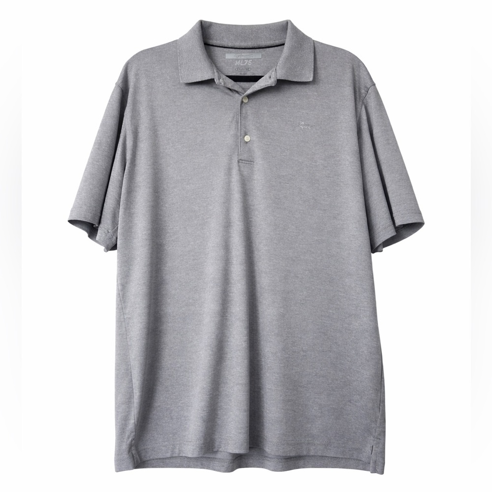 Greg Norman ML75 PlayDry Polo Shirt XL Gray Performance Golf